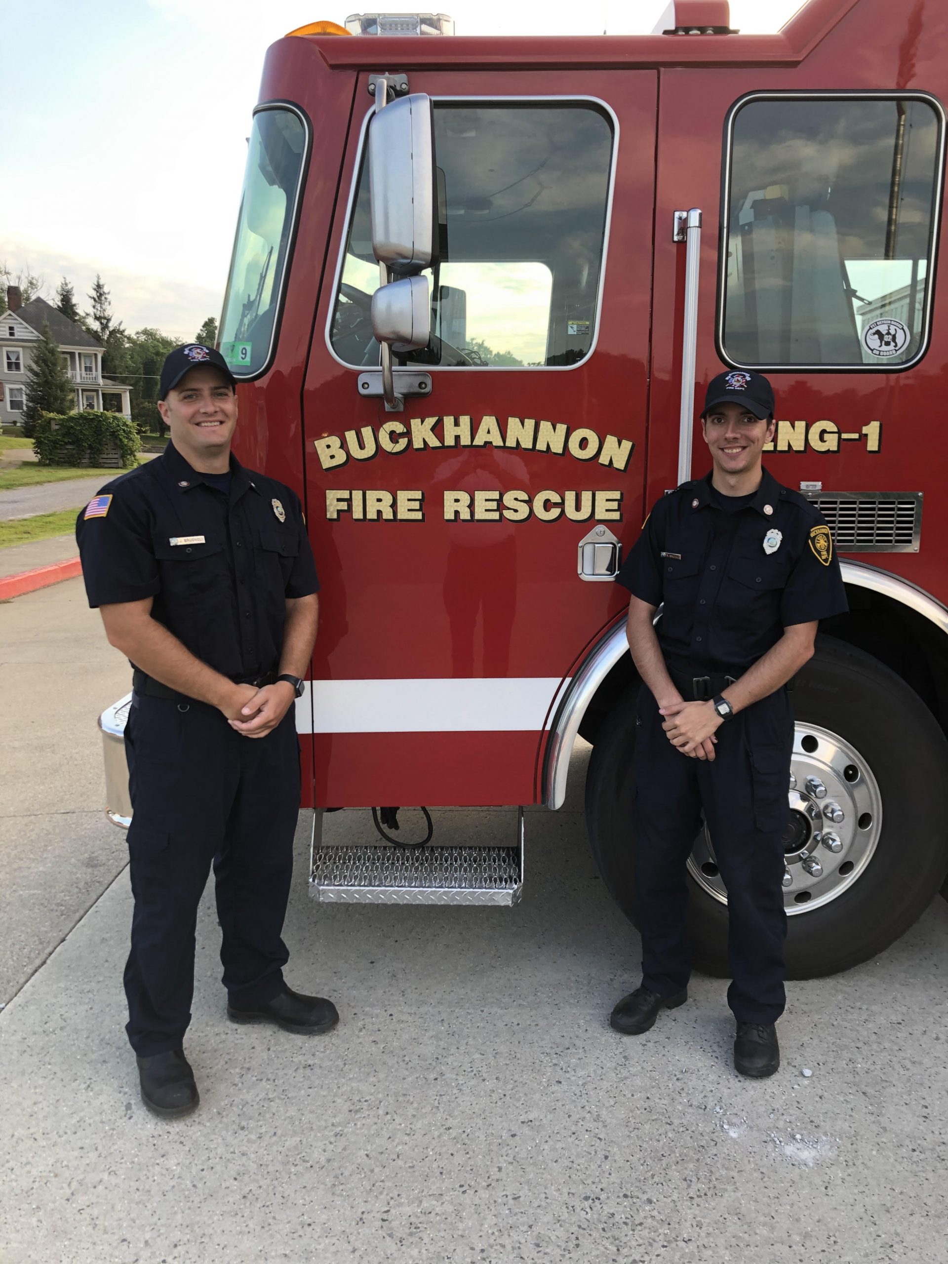 CITY OF BUCKHANNON » Buckhanon Firefighters Chidester, Brugnoli, and