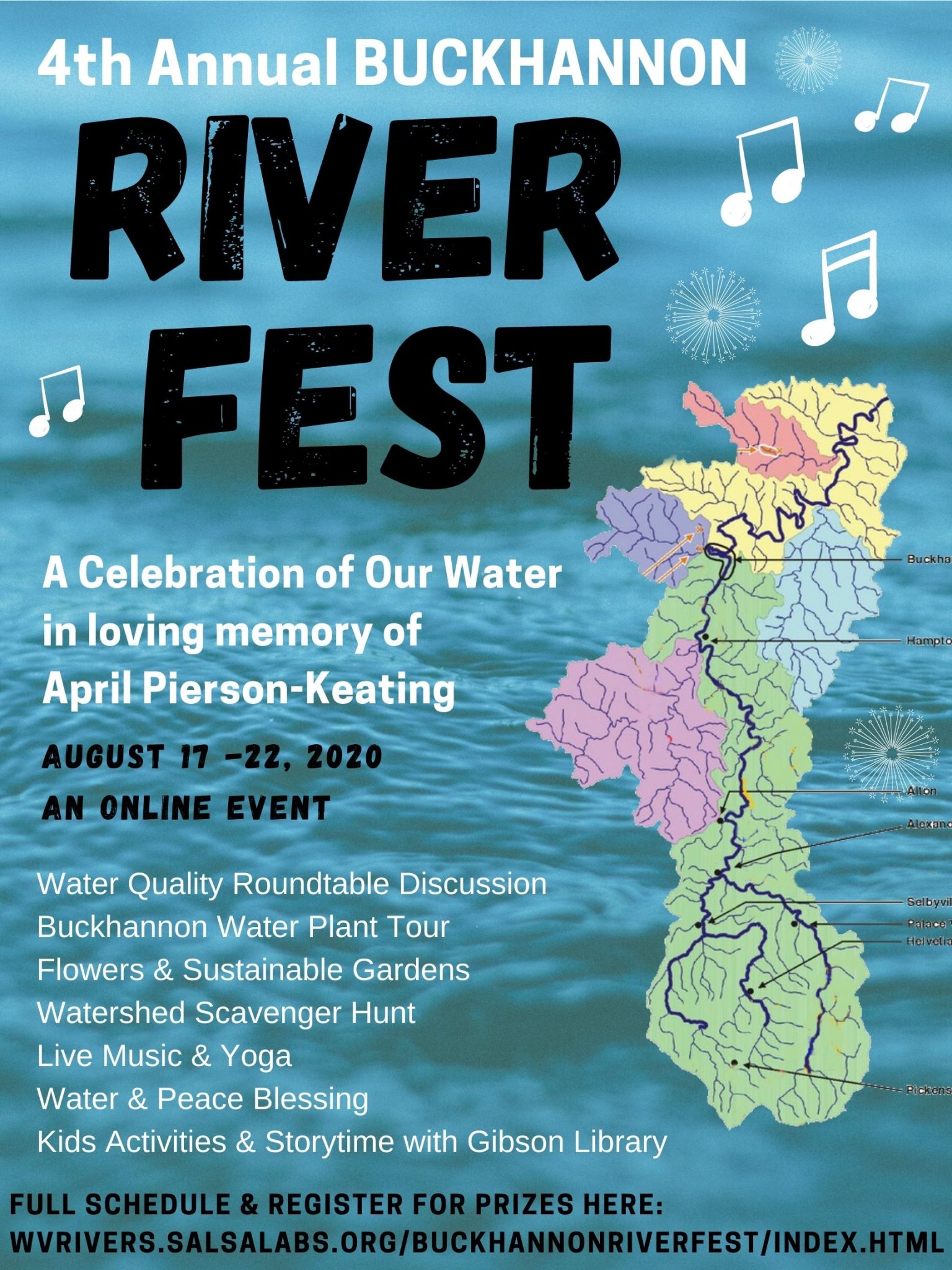 CITY OF BUCKHANNON » Celebrate Riverfest IV Online with Us All Next Week