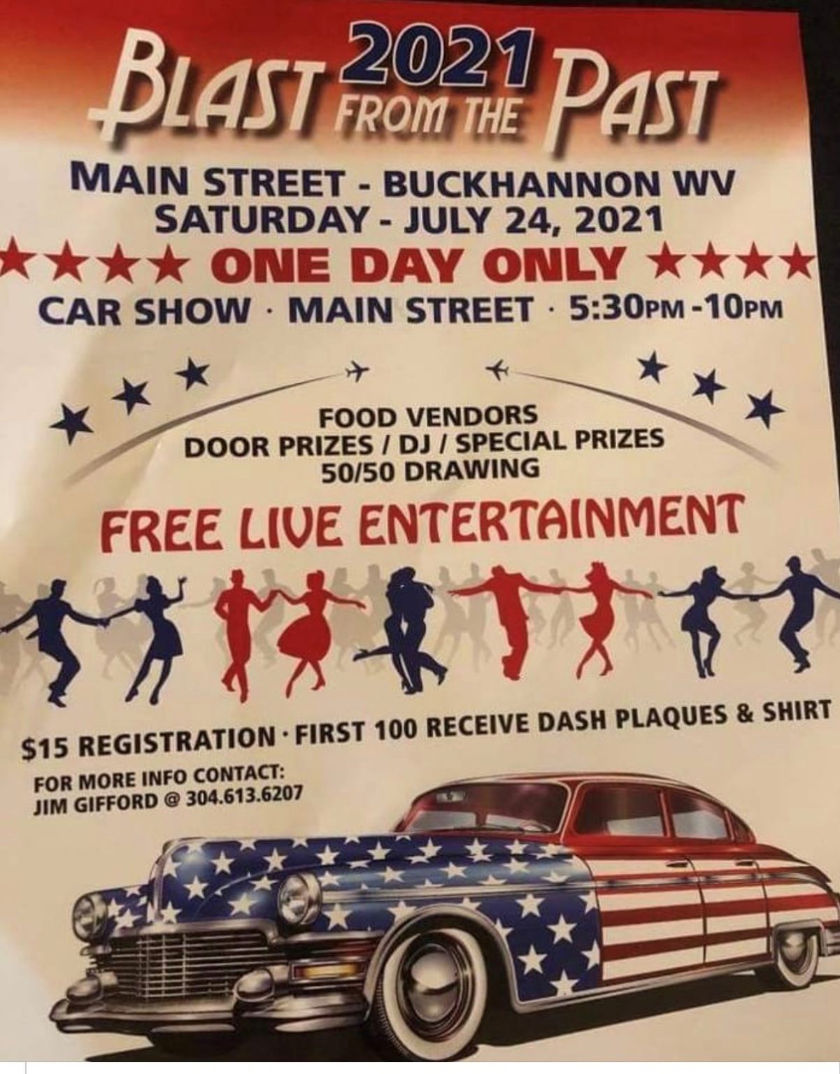 CITY OF BUCKHANNON » Blast From The Past Car Show Returns To Main